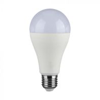 Ampoule LED V-TAC VT-2015 15W E27 lumière 4000k 100lm/W thermoplastique forme A65 sku 214454