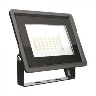 V-TAC VT-4934-B Projecteur LED 30W SMD 85LM/W 110° blanc naturel 4000K slim noir aluminium IP65 - SKU 6744