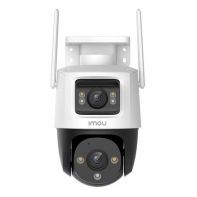 IMOU IPC-S7XP-10M0WED Caméra Wi-Fi extérieure double Cruiser 10MP double objectif 5MP+5MP zoom numérique 8x, détection humaine et véhicule par IA, audio bidirectionnel, dissuasion active, IP66