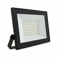 Projecteur extérieur LED V-TAC 30 W, blanc froid 6500 K, noir, IP65 – Réf. 23994