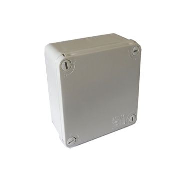 FAEG 13524 boîte de jonction carrée 105 x 105 x 55 (1/4 TOUR) couvercle lisse et vis plastique IP56