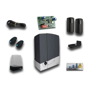 Kit d'automatisation pour portail coulissant CAME BXV PLUS 400 kg 24 V BUS – 8K01MS-056 Kit d'automatisation pour portail coulissant CAME BXV PLUS 400 kg 24 V BUS – 8K01MS-056