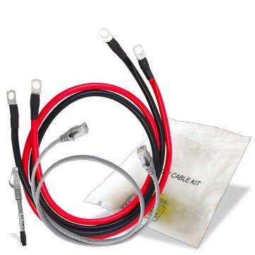Jeu de câbles principaux pour connexion de l&#39;onduleur avec batterie (SKU 11523 et 11526)