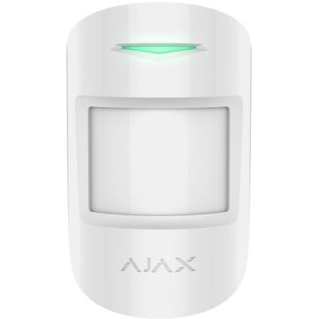 Ajax Superior MotionProtect Jeweler Détecteur PIR sans fil, résistant aux animaux, blanc 133218.09.WH1