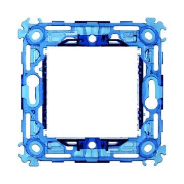 ETTROIT VA0202 Support 2 places Série Venus Compatible avec Vimar Plana pour Box 502