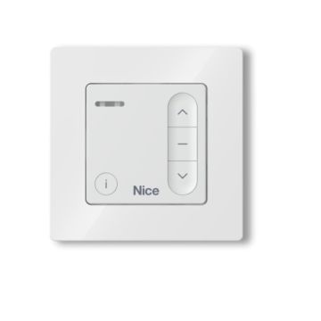 Émetteur radio mural bidirectionnel Nice DOMI W1 1 canal 433,92 MHz Blanc – SKU DOMIW1