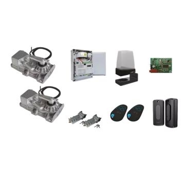 Kit CAME FROG‑X 8K01MI‑007 – Automatisme pour portail battant enterré, 2 vantaux, 24 V, 2 moteurs, panneau BUS CXN