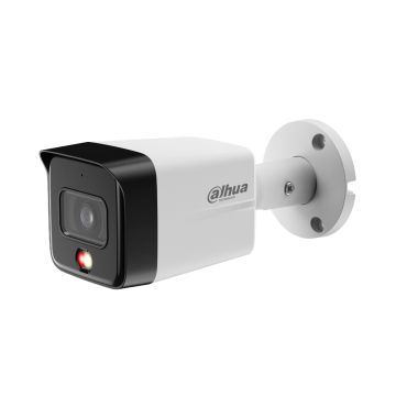 Caméra IP Bullet DAHUA 6MP 2,8 mm avec double éclairage et audio, IP67 IPC-HFW1639TCP-A-IL-0280B-S6-QH