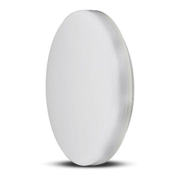 Plafonnier LED V-TAC PRO VT-8033RD 15W 120LM/W Chip samsung rond blanc chaud 3000K IP44 IK08 - sku 2113889
