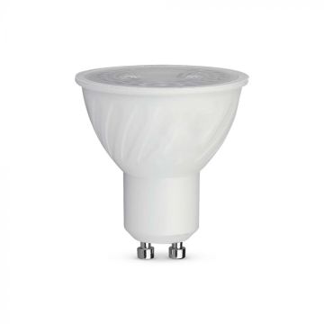 Ampoule spot LED V-TAC GU10 6W 38° avec couvercle transparent 3000K - 211891