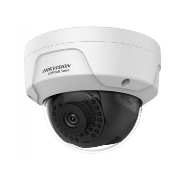 Caméra dôme IP réseau IR Hikvision HWI-D121H-M 2,0 MP : résolution 1080p, vision nocturne, PoE, IP67 2,8 mm Caméra dôme IP réseau IR Hikvision HWI-D121H-M 2,0 MP : résolution 1080p, vision nocturne, PoE, IP67 2,8 mm