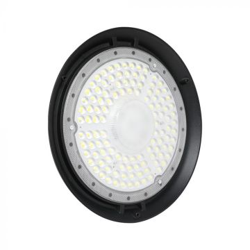 Cloche industrielle LED V-TAC UFO 200 W 135 lm/W 6500 K 90° IP65 Noir Réf. 217813