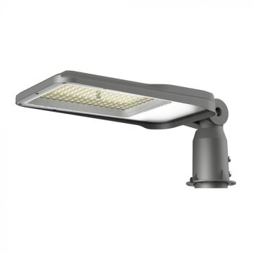 Lampadaire LED V-TAC PRO 100W avec inclinaison réglable, puce Samsung 100LM/W, couleur gris clair 6500K IP65 - 23621