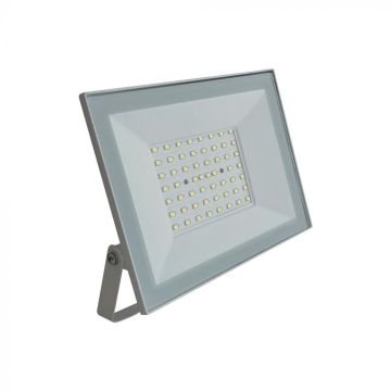 Projecteur LED mince V-TAC série E 50 W IP65 4 000 K blanc (4 000 lm) avec pilote intégré - 23987