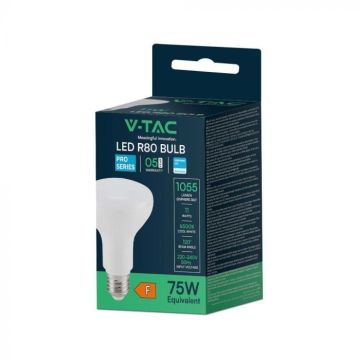 Ampoule LED à puce SMD Samsung V-TAC PRO VT-280 11W E27 R80 blanc froid 6400K - SKU 21137 Ampoule LED à puce SMD Samsung V-TAC PRO VT-280 11W E27 R80 blanc froid 6400K - SKU 21137