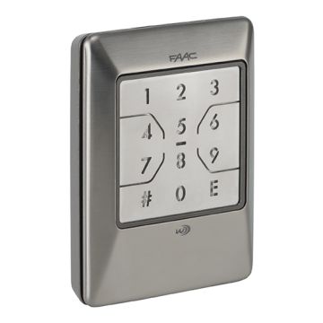 FAAC 404037 sélecteur à clavier Émetteur radio avec clavier radio combiné 433Mhz XKP W