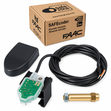 Encodeur magnétique absolu FAAC SAFEcoder LC BUS 2easy IP66 pour l&#39;automatisation de portails 404047