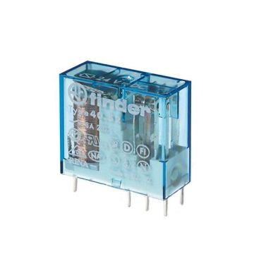 Mini détecteur de relais industriel Type 40.52 pour circuit imprimé, 2 échanges enfichables, bobine 8A, 12V DC continu 405290120000
