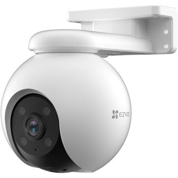 Caméra IP motorisée EZVIZ CS-H8 3MP 2K Wi-Fi, panoramique et inclinaison, vision nocturne couleur, suivi intelligent par IA