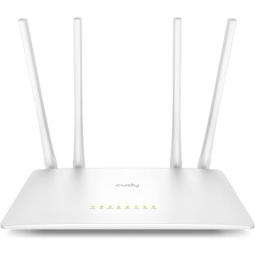 Routeur WiFi AC1200 à 5 ports double bande CUDY WR1200 2.0 - MU-MIMO et contrôle par application Routeur WiFi AC1200 à 5 ports double bande CUDY WR1200 2.0 - MU-MIMO et contrôle par application