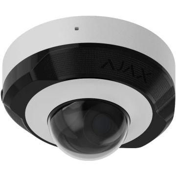 Caméra dôme IP filaire Ajax DomeCam Mini 8 Mpx 2,8 mm AI IR 30 m baseline 76022.214.WH1