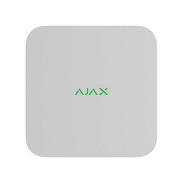 NVR IP Ajax 16 canaux 4K UHD (sauvegarde jusqu&#39;à 16 To), compatible ONVIF/RTSP, avec technologie JetSparrow et SmartBracket 70934.122.WH