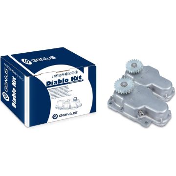 Kit automatisme battant enterré GENIUS DIABLO 2,5m/vantail 250kg 433Mhz 5170206