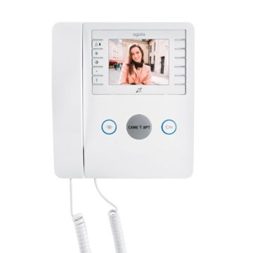 Interphone vidéo CAME BPT AGATA V blanc noir