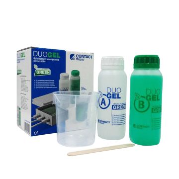 DUOGELRTV200 Gel isolant silicone bi-composant pour joints électriques 500 g + 500 g Contact réinsérable