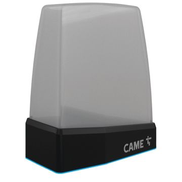 Feu clignotant bus CAME KRX1B1RW pour automatisme de portail à LED RGB - cache blanc - 806LA-0050 Feu clignotant bus CAME KRX1B1RW pour automatisme de portail à LED RGB - cache blanc - 806LA-0050