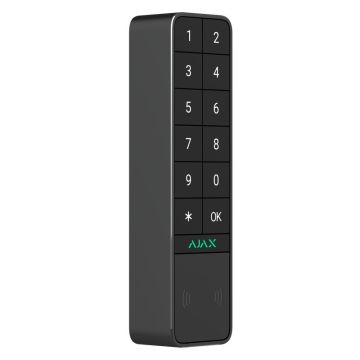 Clavier sans fil extérieur AJAX noir – Clavier sécurisé et intelligent – Réf. 99968.286.BL1