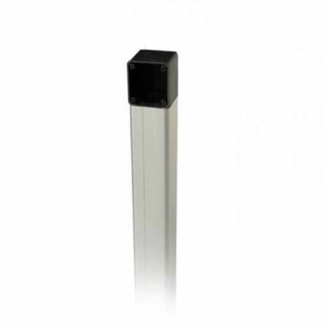Colonnette en aluminium anodisé naturel H = 1 m CSS