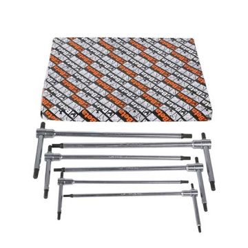 Jeu de 6pcs. clés mâles 6 pans en T à poignée coulissante 2,5~8mm Beta 951/S6 Jeu de 6pcs. clés mâles 6 pans en T à poignée coulissante 2,5~8mm Beta 951/S6