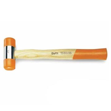 Maillet à embouts nylon Ø45mm manche en bois Beta 1390