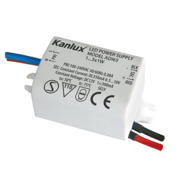 Alimentation LED 3 W max. 0,04 A IP20 Kanlux ADI 350 1 x 3 W Réf. 01440 Alimentation LED 3 W max. 0,04 A IP20 Kanlux ADI 350 1 x 3 W Réf. 01440