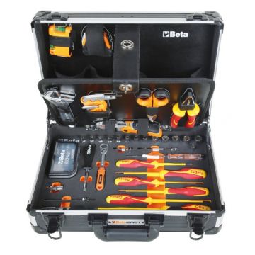 Beta 2054BM-74 Mallette à outils pour électriciens - Mallette d'entretien DIY 74 pièces Beta 2054BM-74 Mallette à outils pour électriciens - Mallette d'entretien DIY 74 pièces