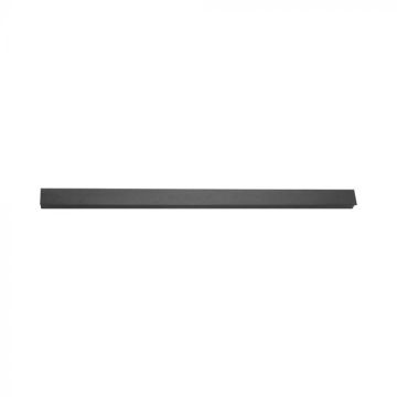 V-TAC VT-1178 Applique linéaire LED applique murale rectangulaire design moderne 23W 141cm corps noir 4000K IP65 - 10437