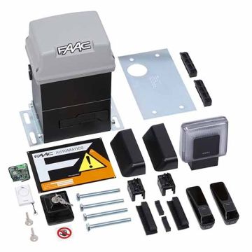 Kit FAAC PRATICO nouvelle version, ensemble complet, moteur coulissant 746 C hydraulique 600 kg - 105940
