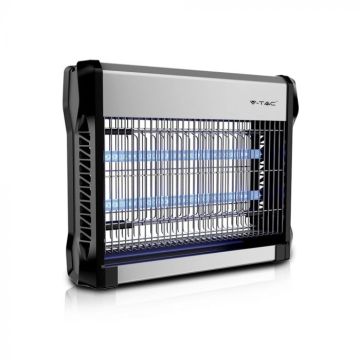 V-TAC VT-3216 Anti-insectes électronique UV 2 x 8W tubes lumière bleue zone de couverture 50m² - sku 11179 V-TAC VT-3216 Anti-insectes électronique UV 2 x 8W tubes lumière bleue zone de couverture 50m² - sku 11179