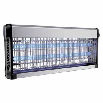 V-TAC VT-3240 Anti-insectes électronique UV 2 x 20W tubes lumière bleue zone de couverture 150m² - sku 11182 V-TAC VT-3240 Anti-insectes électronique UV 2 x 20W tubes lumière bleue zone de couverture 150m² - sku 11182
