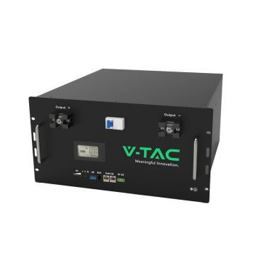 Batterie de stockage au lithium V-TAC LV 48V 200Ah 100A 9,6 kWh pour rack CEI-021 SKU 11523