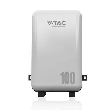 V-TAC VT-48100-W2 Batterie de stockage VESTWOOD 6,14 kWh LiFePO4 BMS intégré pour onduleurs photovoltaïques (51,2 V 100 Ah) IP65 - 11524