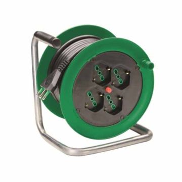 Enrouleur de câble 15M 3G1,5 S17 norme italienne avec 4P40+tc découpe thermique Fanton 146101 Enrouleur de câble 15M 3G1,5 S17 norme italienne avec 4P40+tc découpe thermique Fanton 146101