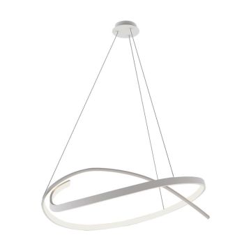 V-TAC VT-7916 Lustre suspendu LED avec cercle tissé 48W corps en métal blanc 80*120cm 4000K Triac Dimmable - 14997 V-TAC VT-7916 Lustre suspendu LED avec cercle tissé 48W corps en métal blanc 80*120cm 4000K Triac Dimmable - 14997