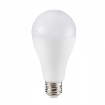 Ampoule LED à puce SMD Samsung V-TAC PRO VT-215 15W E27 A65 blanc chaud 3000K - SKU 159
