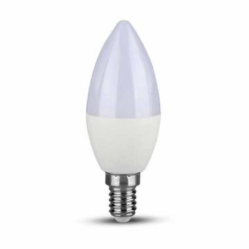 V-TAC VT-293D Ampoule LED chip Samsung 5,5W E14 Bougie blanc chaud 3000K dimmable - SKU 20045 V-TAC VT-293D Ampoule LED chip Samsung 5,5W E14 Bougie blanc chaud 3000K dimmable - SKU 20045