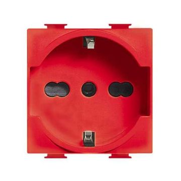 A5440 / 16R BTICINO MATIX allemand standard socket bipasso schuko RED pour les utilisateurs spéciaux A5440 / 16R BTICINO MATIX allemand standard socket bipasso schuko RED pour les utilisateurs spéciaux