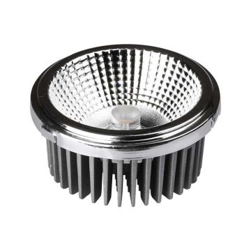 V-Tac VT-1121 Spot Led AR111 ampoule 20W GX53 12v lumière blanche naturelle 4000K réflecteur COB 20° et 40° sku 212793
