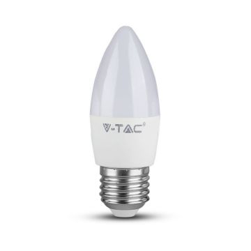 V-TAC VT-1821 Ampoule bougie Led 4.5W E27 lampe blanc froid 6500K - SKU 2143441