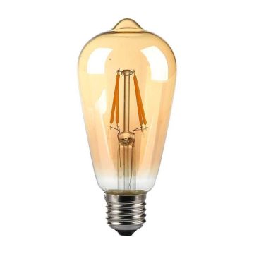 V-TAC VT-1968 Ampoule à filament LED 8W E27 ST64 blanc chaud 2200K - 214421 V-TAC VT-1968 Ampoule à filament LED 8W E27 ST64 blanc chaud 2200K - 214421